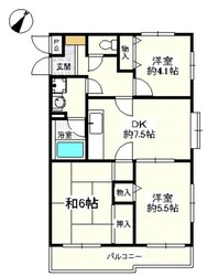 プラシード梅が丘の物件間取画像